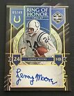 2023 PANINI LIMITED AUTO LENNY MOORE RING OF HONOR 1ST ON PRINT /49 COLTS RB
