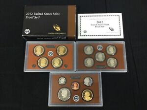 2012 S Proof Set with Box and COA!!!