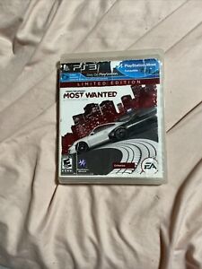 Need for Speed: Most Wanted -- Limited Edition (PS3, 2012) Game, Case & Manual