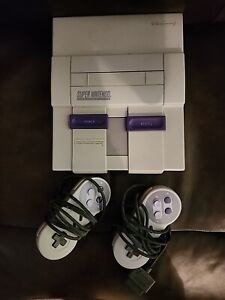 Super Nintendo Video Game Console with 2 Controllers