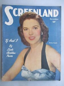 Screenland Magazine - November 1949 Issue - Shirley Temple Cover