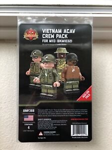Brickmania Vietnam ACAV Crew Pack Military Minifig - Custom LEGO - RETIRED