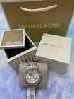 Michael Kors MK5955 Lexington 38mm Silver Chronograph Two Tone Women's Watch