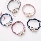 1PCS Simple Knotted Pearls Hair Ring Hair Ties Ponytail Rubber Band Hair Rope