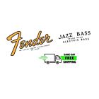 Jazz Bass Headstock Decal for Guitars Reproduction NEW Non-Metallic
