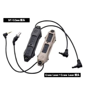 Tactical Augmented Dual Function Pressure Switch Tape Crane PEQ DBAL Flashlight