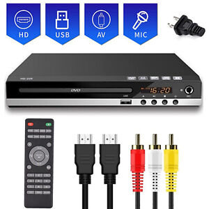 1080p DVD Player All Region Free DVD CD USB Player with HD+RCA Output US C7N0