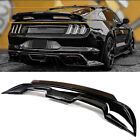 Fits for 2015-2022 Ford Mustang GT500 Style Spoiler W/ Gurney Flap Wicker Bill (For: 2018 Ford Mustang GT)