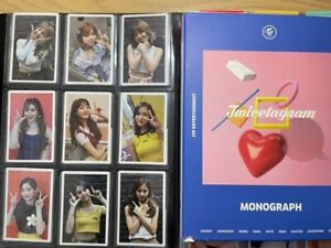 TWICE Twicetagram MONOGRAPH Photobook DVD 149P K-Pop 2018 W/ 9 PHOTOCARDS