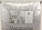 Hotel Collection Glint 5 PIECE FULL / QUEEN Quilted Coverlet & Shams Set Silver