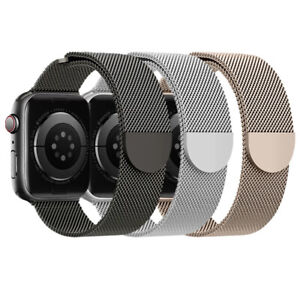 Milanese Loop Band iWatch Strap For Apple Watch Ultra 9 8 7 6 5 4 2 SE 38mm-49mm