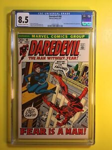 Daredevil #90 Black Widow And Mister Fear Appearance CGC 8.5 Marvel 1972.