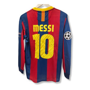 Messi 10 jersey 2010-2011 Barcelona Champions League final long sleeve jersey