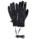 Heated Gloves Touch-screen USB Rechargeable Warm Gloves Winter Thermal Windproof
