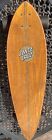 Vintage Santa Cruz Screaming Hand Pintail Longboard Skateboard