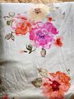 New ListingPottery Barn Teen Twin Duvet Cover  68”x86” MultiColor Floral 100% Cotton GUC