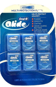oral-b glide multi-protection floss (6 total units 48.1 yards ea)