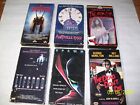VHS Lot Of 6 Horror Thriller Spawn , Crucible Of Terror , The Dead Don't Die +