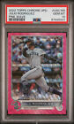 2022 Topps Chrome Update #USC165 Julio Rodriguez Pink Wave Refractor RC PSA 10