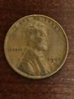 1944 D Mint Mark Lincoln Wheat Penny One Cent Coin.