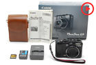 [MINT in Box] Canon PowerShot G9 12.1MP Digital Compact Camera Black From JAPAN