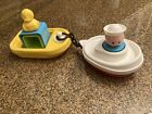 Free Shipping Vintage Fisher Price 1978 Tug Boat Bath Time Toy