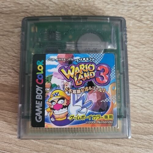 Wario Land 3 - Nintendo Game Boy Color GBC - Japanese RARE TESTED - US SELLER
