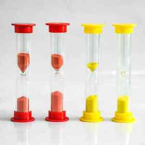 0.5/1/2/3/5/10 Minute Colorful Hourglass Sandglass Sand Clock Timers Sand Shower