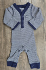 Baby Boy Clothes Nwot Carter's Preemie Blue White Striped Outfit