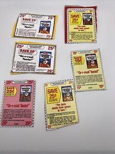 Vintage 80s Kellogg's Frosted Flakes Manufacturer Coupons Lot Of 6 No Expiration