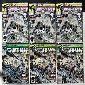WEB OF SPIDER-MAN 31 & 32 x3 Copies Each Kraven's Last Hunt VF/NM Set newsstand