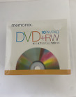 Memorex DVD+RW 10 pack/PAQ 4X 4.7 GB/Go/120 min New Unopened Box