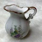 Vintage Purple Floral Pitcher Made in Japan Collectible
