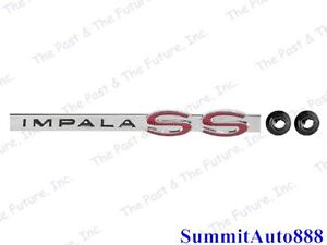 1962 62 Chevy Impala Trunk Emblem - IMPALA SS IMEM62-2