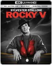 Rocky 5 Limited Edition 4K UHD Steelbook (includes Blu-ray + Digital) New