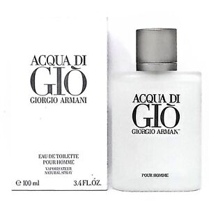 Acqua Di Gio by Giorgio Armani 3.4 Oz / 100ml – Men's EDT, Brand New in Box