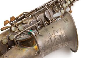 New Listing1925 Buescher True Tone Alto Saxophone, Silver Plated