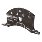 (4/4)Violin Bridge Reference Tool Acrylic Accurate Violin Bridge Mold BX5