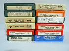 8 track tape lot, 12 tapes, various artists, new splices and pads