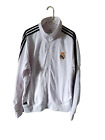 Adidas Men's Size XL Real Madrid White Football Soccer Jacket Ronaldo World Cup