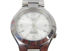 5R SEIKO Men's Watch 7S26B Automatic 12 Jewels Stainless Steel Clear Back AS IS