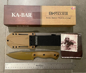 New ListingKa-Bar BK18 Becker Harpoon 1095 Steel Fixed Blade Knife 4.625