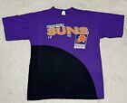 Vintage Phoenix Suns Shirt Mens XL Purple Black Salem Sportswear USA 90’s NEW