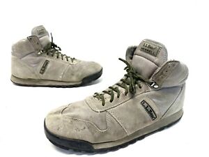 vintage LL Bean merrell mens suede hiking boots size 11 gray
