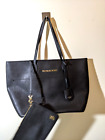 Victoria's Secret Saffiano Leather Tote Bag+ Makeup purse + Surprise Bonus