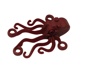 LEGO Animal Minifigure Octopus Dark Red Aquazone City Sea Creature