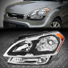 For 12-13 Soul OE Style Left Driver Side Headlight Lamp Assembly Black/Amber (For: 2012 Kia Soul)