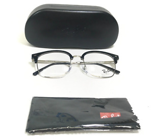 Ray-Ban Eyeglasses Frames RB7216 NEW CLUBMASTER 2000 Black Silver 51-20-145