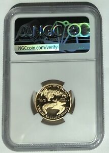 PF70 NGC American Eagle 2021 One-Quarter Ounce Gold Proof T-1  $10