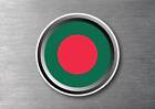 Bangladesh flag sticker quality water & fade proof vinyl car ipad